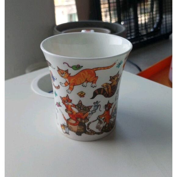 Dunoon Catastrophe Cats Galore Cherry Denman British Kitty Mug Made In England - Picture 6 of 14